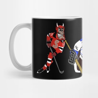 Not today Satan hockey lover Mug